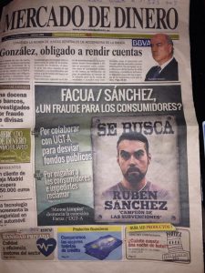 Una muestra de la manía persecutoria de Luis Pineda hacia Rubén Sánchez.