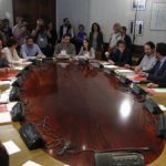 PSOE, C's y Podemos reunieron ayer a 18 negociadores. - Foto EFE